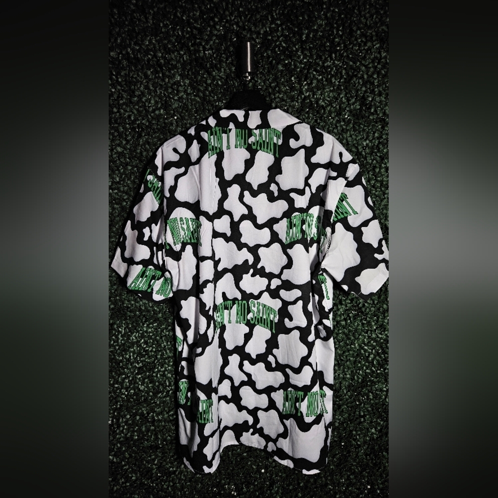 Black and White Graphic Men's Shirt - Picture 3 of 3